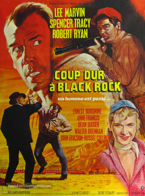 Bad Day at Black Rock - French Movie Poster