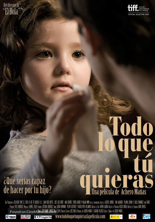 Todo lo que t&uacute; quieras - Spanish Movie Poster