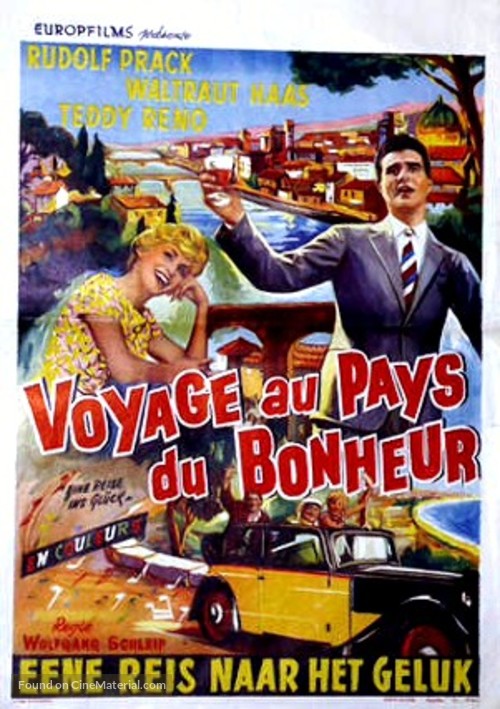 Eine Reise ins Gl&uuml;ck - Belgian Movie Poster