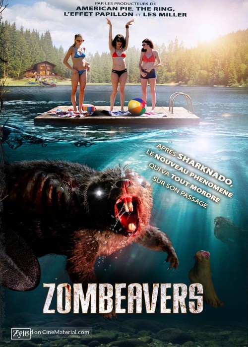 Zombeavers - French Movie Poster