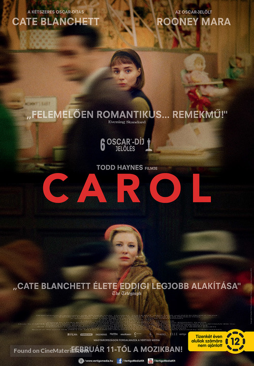 Carol - Hungarian Movie Poster