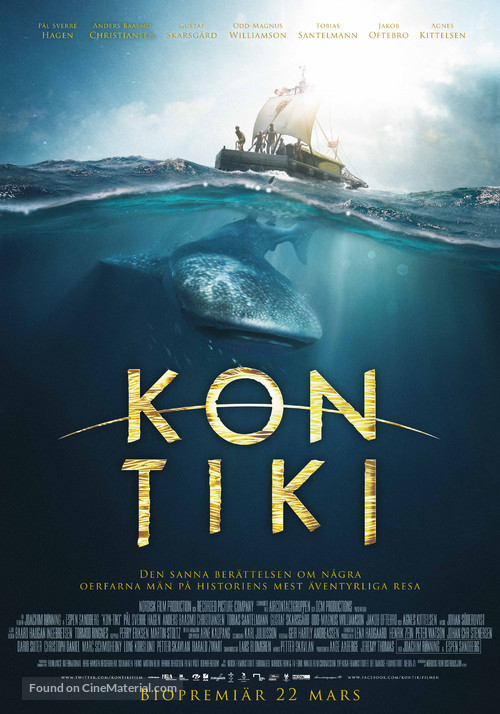 Kon-Tiki - Swedish Movie Poster