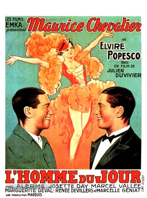 L&#039;homme du jour - French Movie Poster