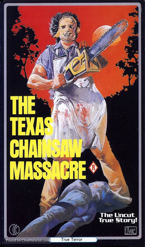 The Texas Chain Saw Massacre - Australian VHS movie cover