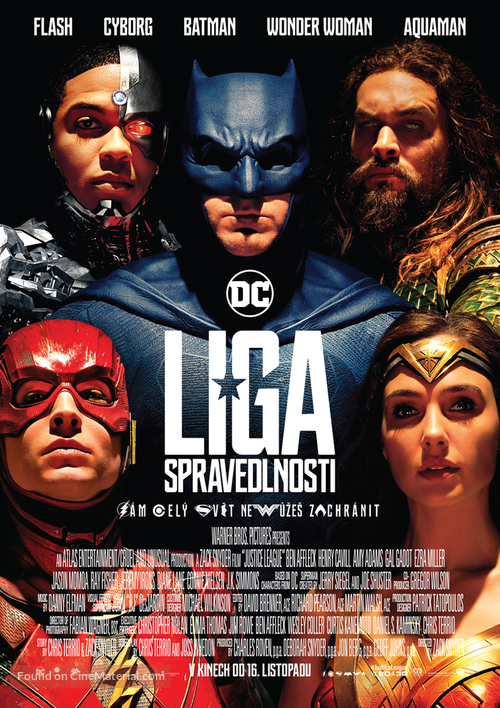 Justice League - Czech Movie Poster