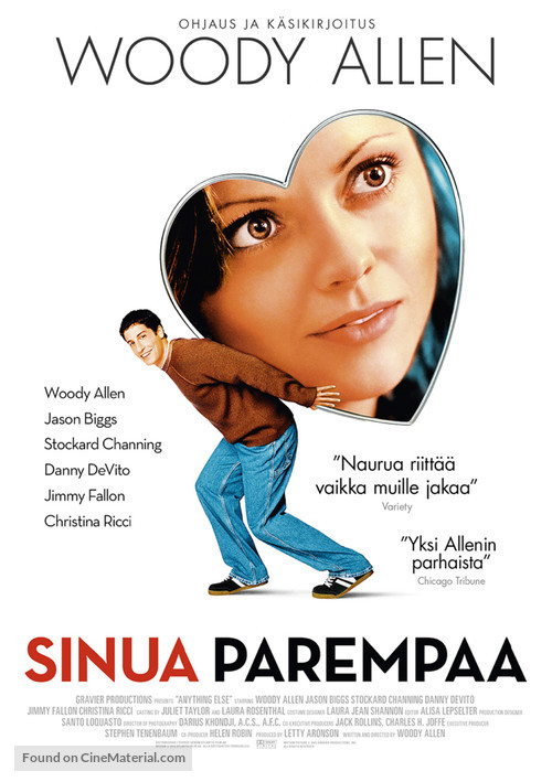 Anything Else - Finnish DVD movie cover