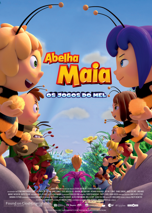 Maya the Bee: The Honey Games - Portuguese Movie Poster