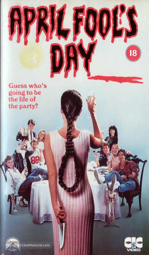 April Fool&#039;s Day - British VHS movie cover