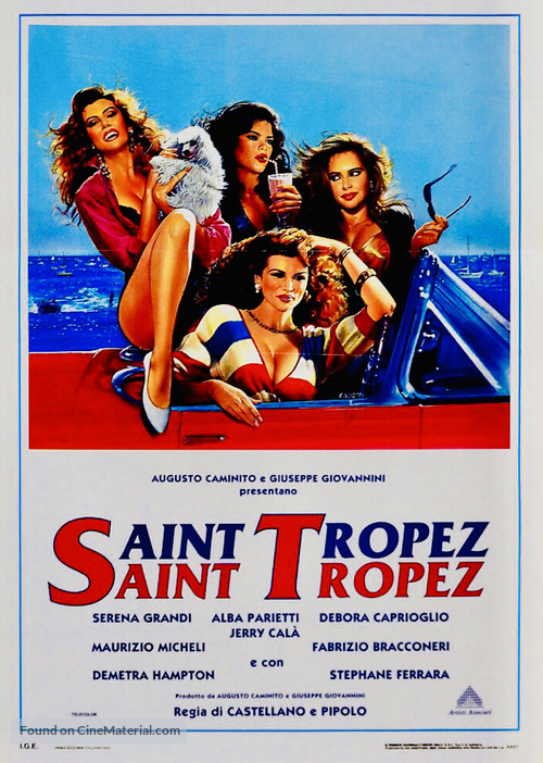 Saint Tropez, Saint Tropez - Italian Movie Poster