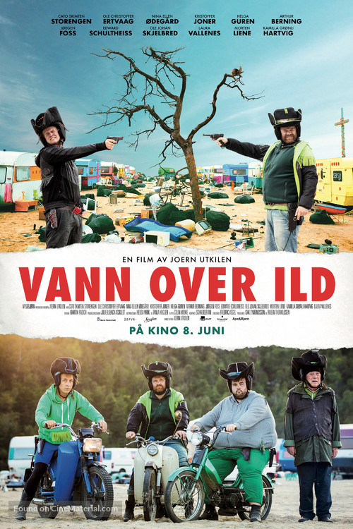 Vann over ild - Norwegian Movie Poster