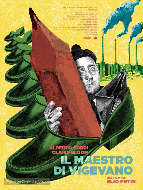 Il maestro di Vigevano - French Re-release movie poster