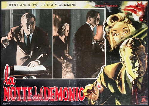 Night of the Demon - Italian Movie Poster