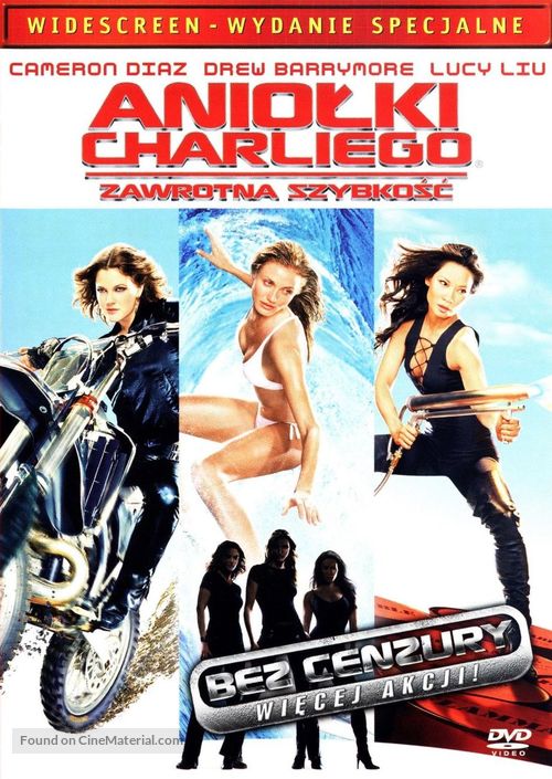 Charlie&#039;s Angels: Full Throttle - Polish DVD movie cover