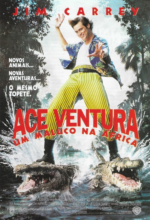 Ace Ventura: When Nature Calls - Brazilian Movie Poster