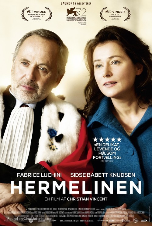 L&#039;hermine - Danish Movie Poster