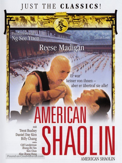 American Shaolin - German Movie Cover