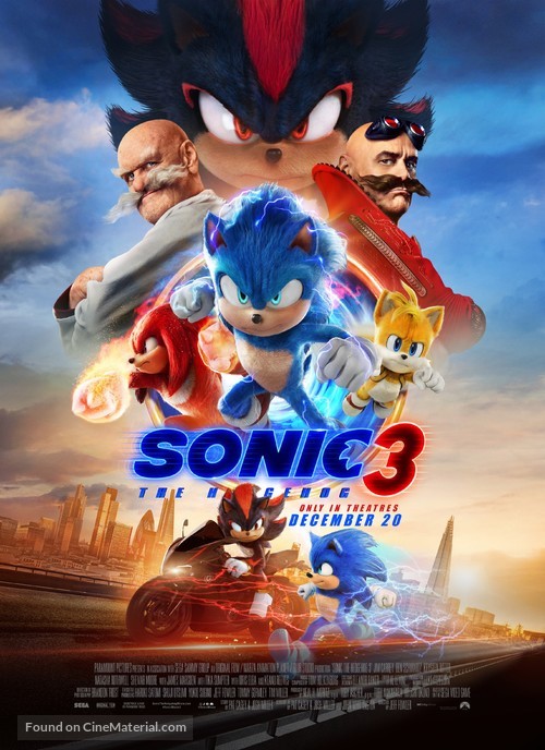 Sonic the Hedgehog 3 - Movie Poster