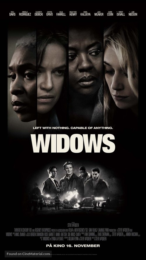 Widows - Norwegian Movie Poster