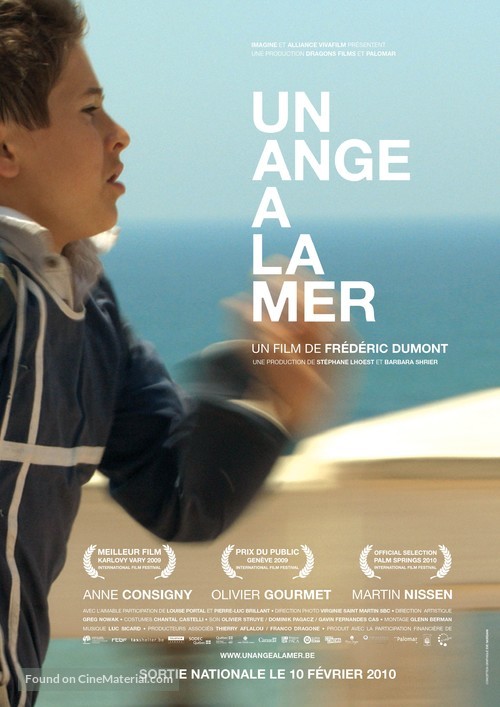 Un ange &agrave; la mer - Belgian Movie Poster