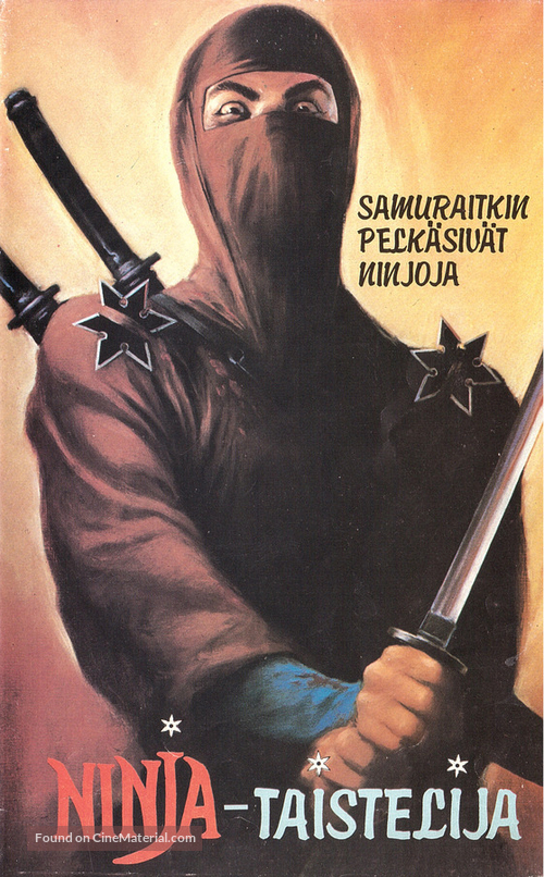 Ninja bugeicho momochi sandayu - Finnish VHS movie cover