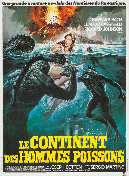 L&#039;isola degli uomini pesce - French Movie Poster