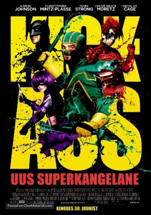 Kick-Ass - Estonian Movie Poster
