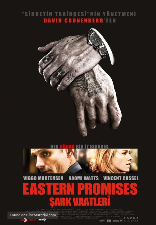 Eastern Promises - Turkish Movie Poster