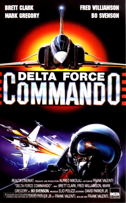 Delta Force Commando - French VHS movie cover