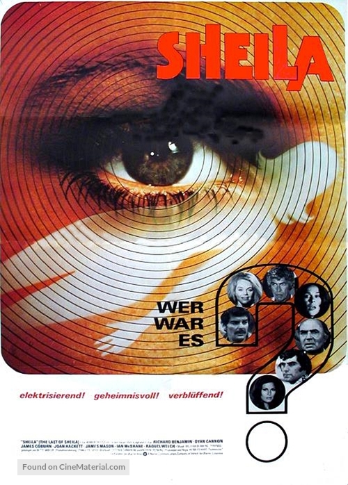 The Last of Sheila - German Movie Poster