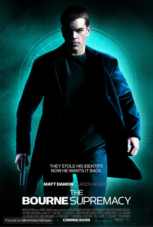 The Bourne Supremacy - Movie Poster