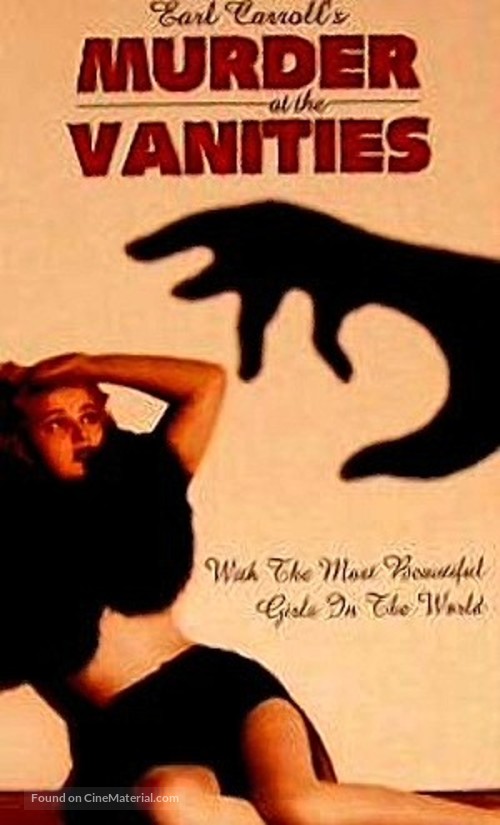 Murder at the Vanities - VHS movie cover