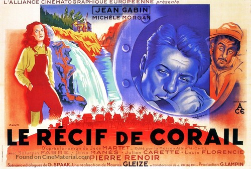 Le r&eacute;cif de corail - French Movie Poster