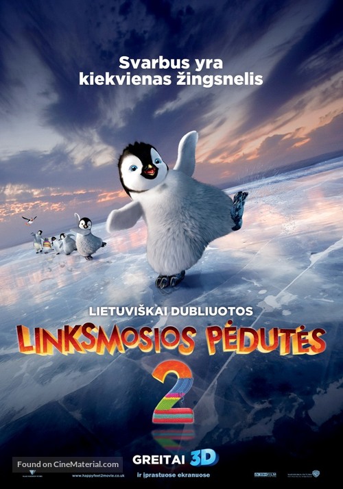 Happy Feet Two - Lithuanian Movie Poster