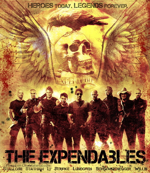 The Expendables - Blu-Ray movie cover