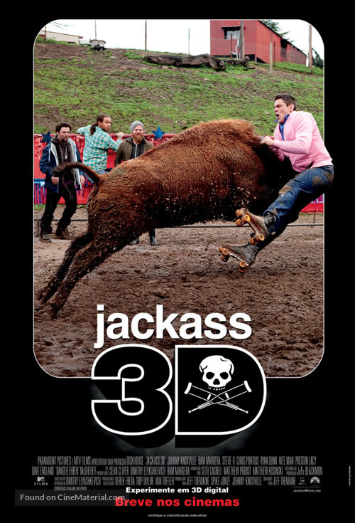 Jackass 3D - Brazilian Movie Poster