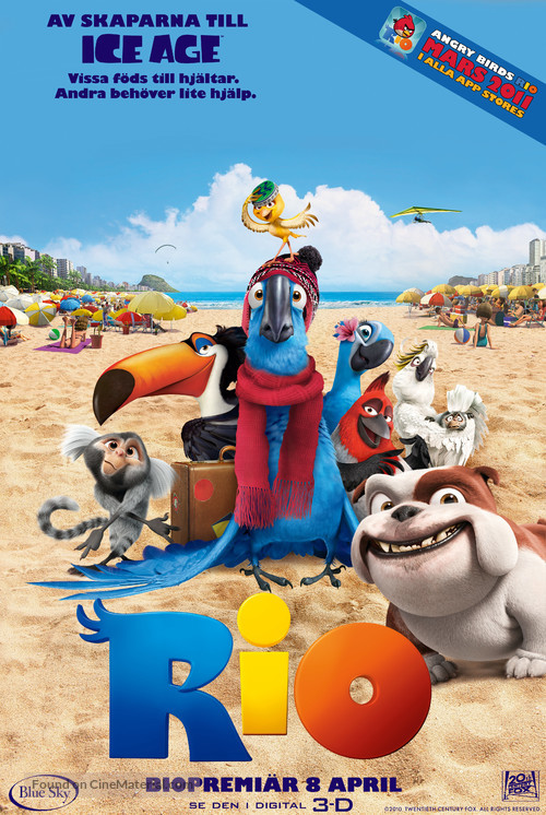 Rio - Swedish Movie Poster
