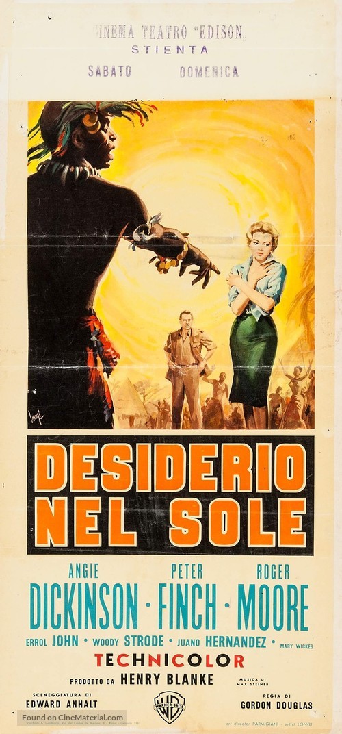 The Sins of Rachel Cade - Italian Movie Poster