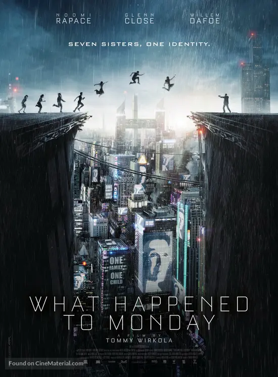 What Happened to Monday - French Movie Poster