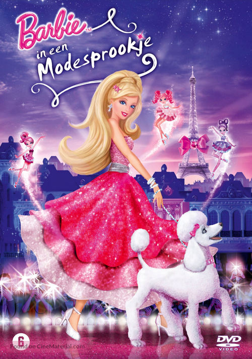 Barbie: A Fashion Fairytale - Dutch DVD movie cover