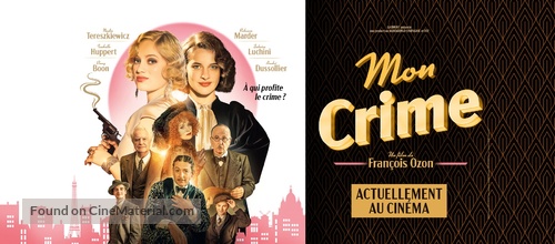 Mon crime - French poster