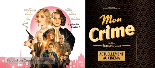 Mon crime - French poster