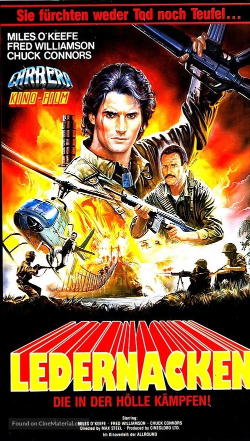 Eroi dell&#039;inferno - German VHS movie cover
