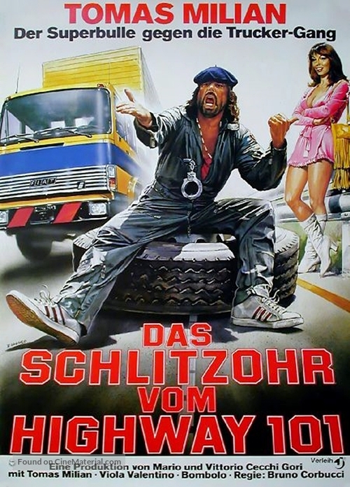 Delitto sull&#039;autostrada - German Movie Poster