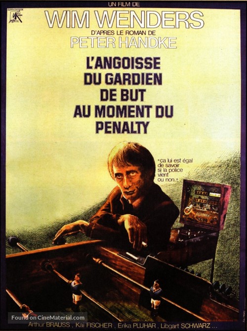 Die Angst des Tormanns beim Elfmeter - French Movie Poster