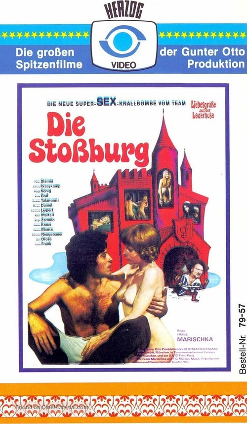 Die Sto&szlig;burg - German VHS movie cover