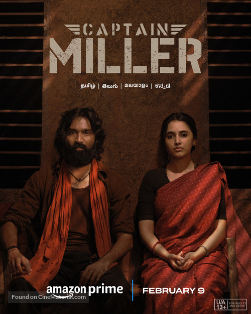 Captain Miller - Indian Movie Poster