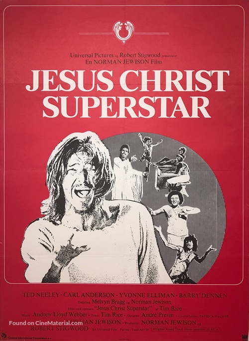 Jesus Christ Superstar - Danish Movie Poster
