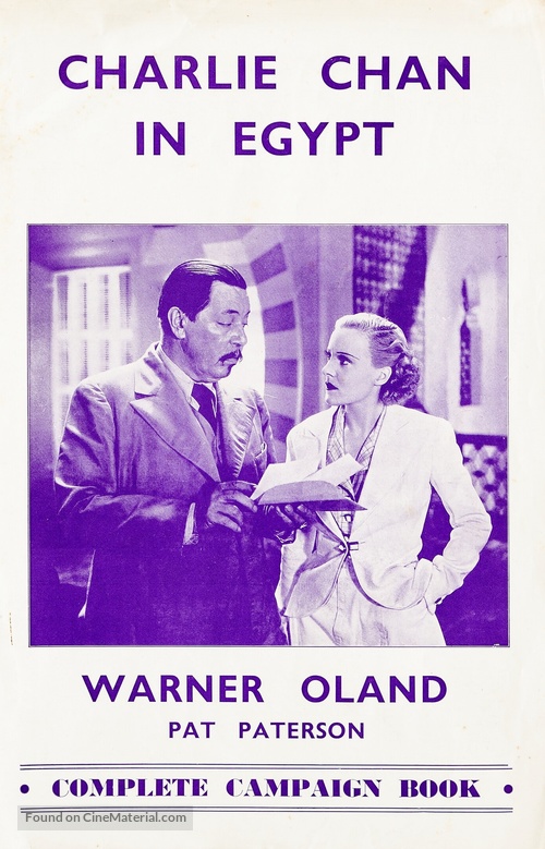 Charlie Chan in Egypt - British poster