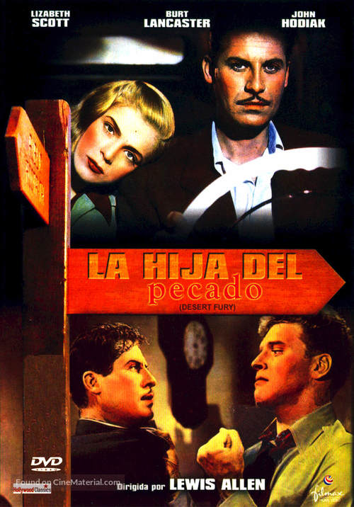 Desert Fury - Spanish DVD movie cover