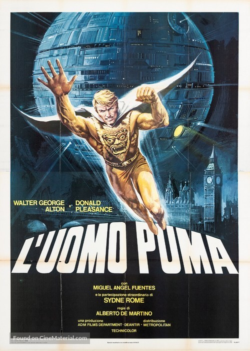 Uomo puma, L&#039; - Italian Movie Poster